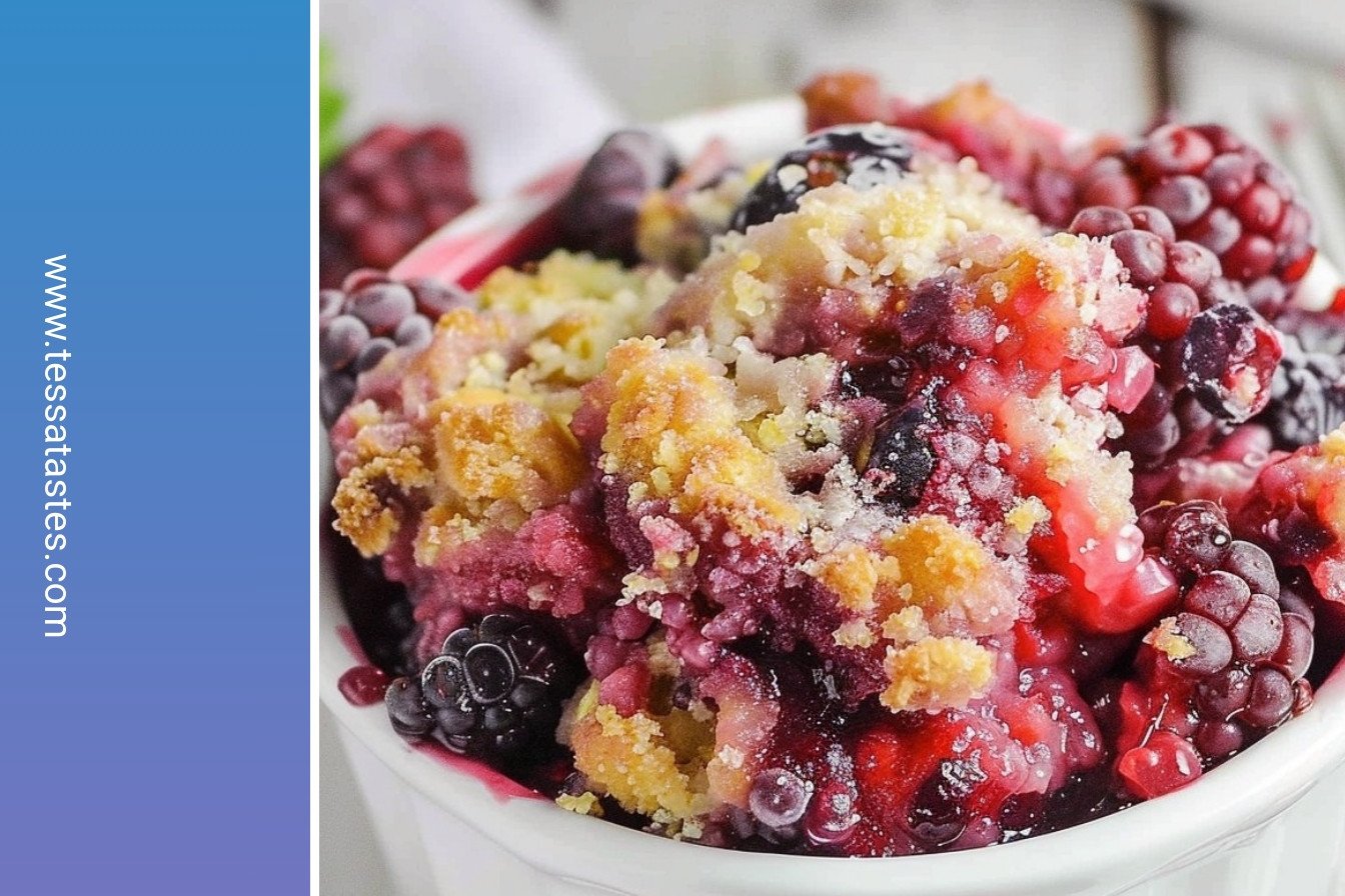 Summer Berry Bake: Juicy, sweet berry bliss.: Juicy, sweet berry bliss.