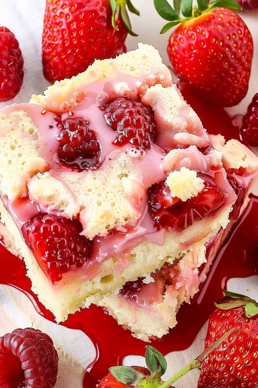 Summer Berry Slab: Juicy, sweet berry bliss.