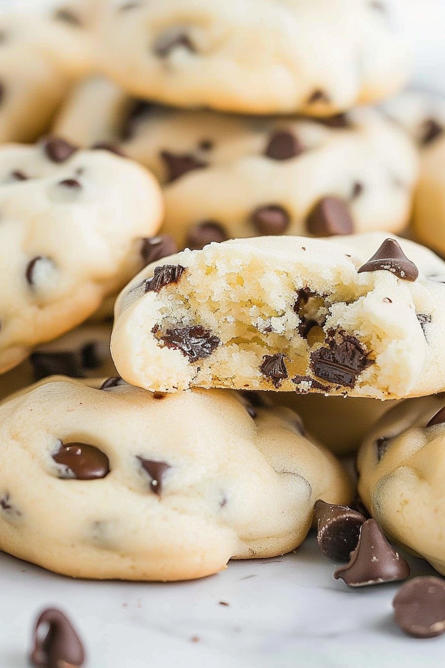 Creamy Chocolate Chip Delights: Meltingly rich chocolate pockets.