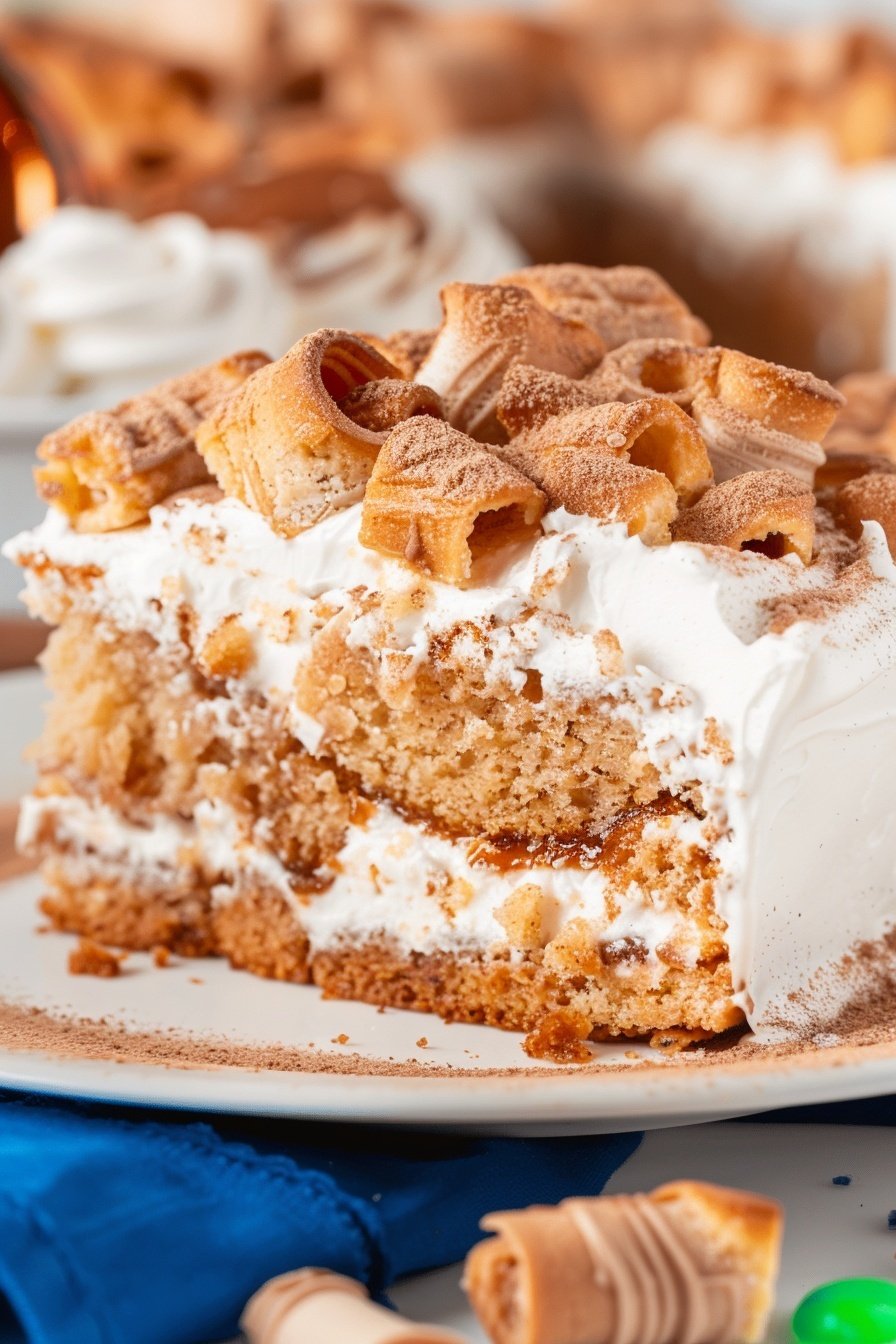 Cinnamon Swirl Poke Cake: Moist, Spiced Perfection