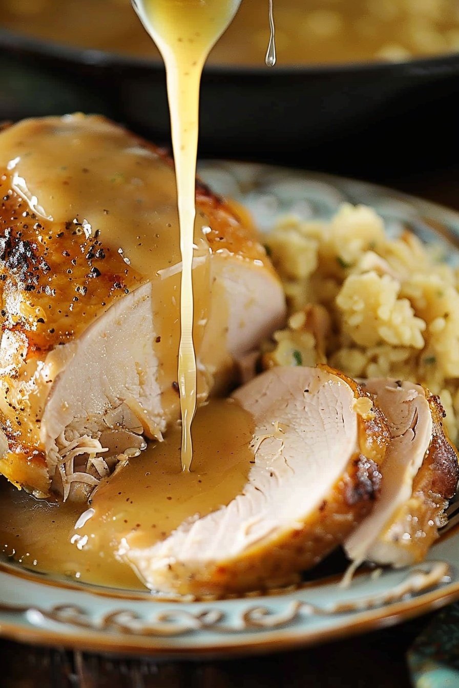 Simple Savory Turkey Gravy: Rich, velvety perfection.
