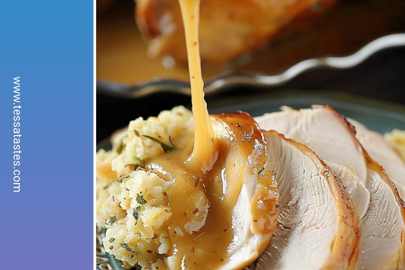 Simple Savory Turkey Gravy: Rich, velvety perfection.: Rich, velvety perfection.