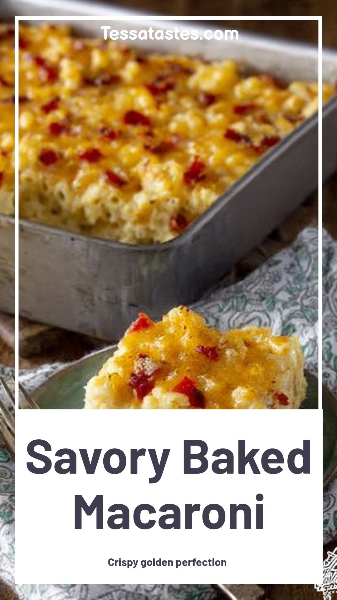 Savory Baked Macaroni