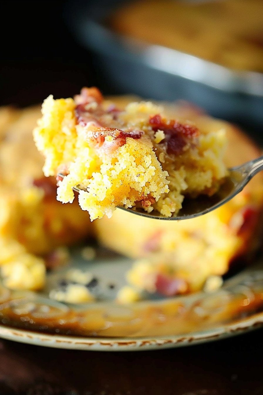 Bacon Cheddar Cornbread Bake: Savory, Cheesy, Golden Bliss