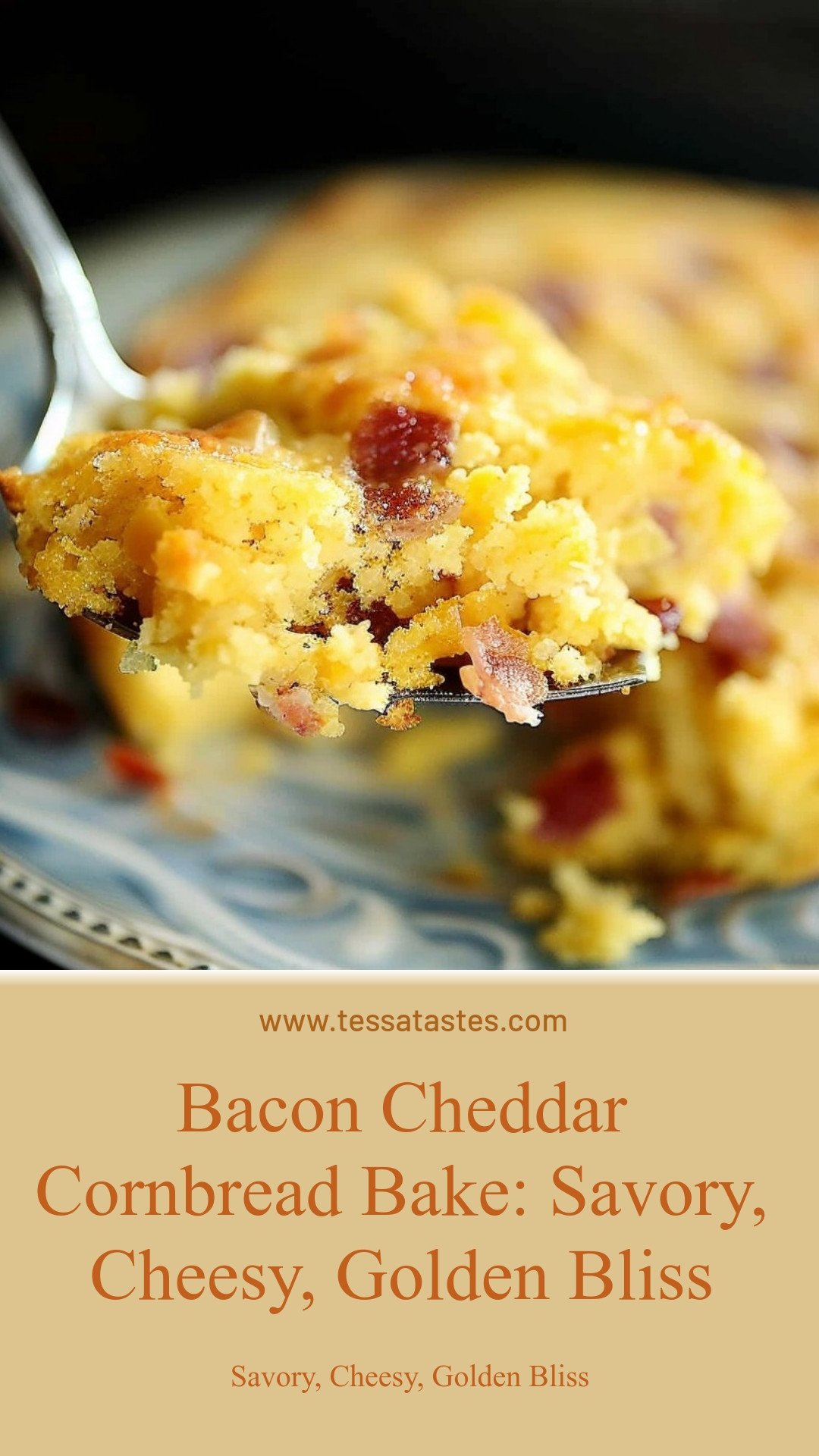 Bacon Cheddar Cornbread Bake: Savory, Cheesy, Golden Bliss