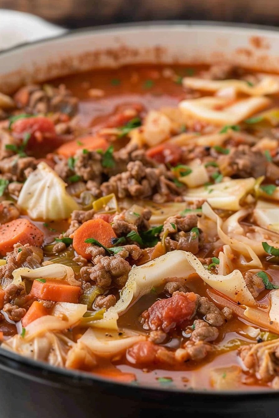Deconstructed Cabbage Roll Stew: Savory, Sweet, Hearty Bliss