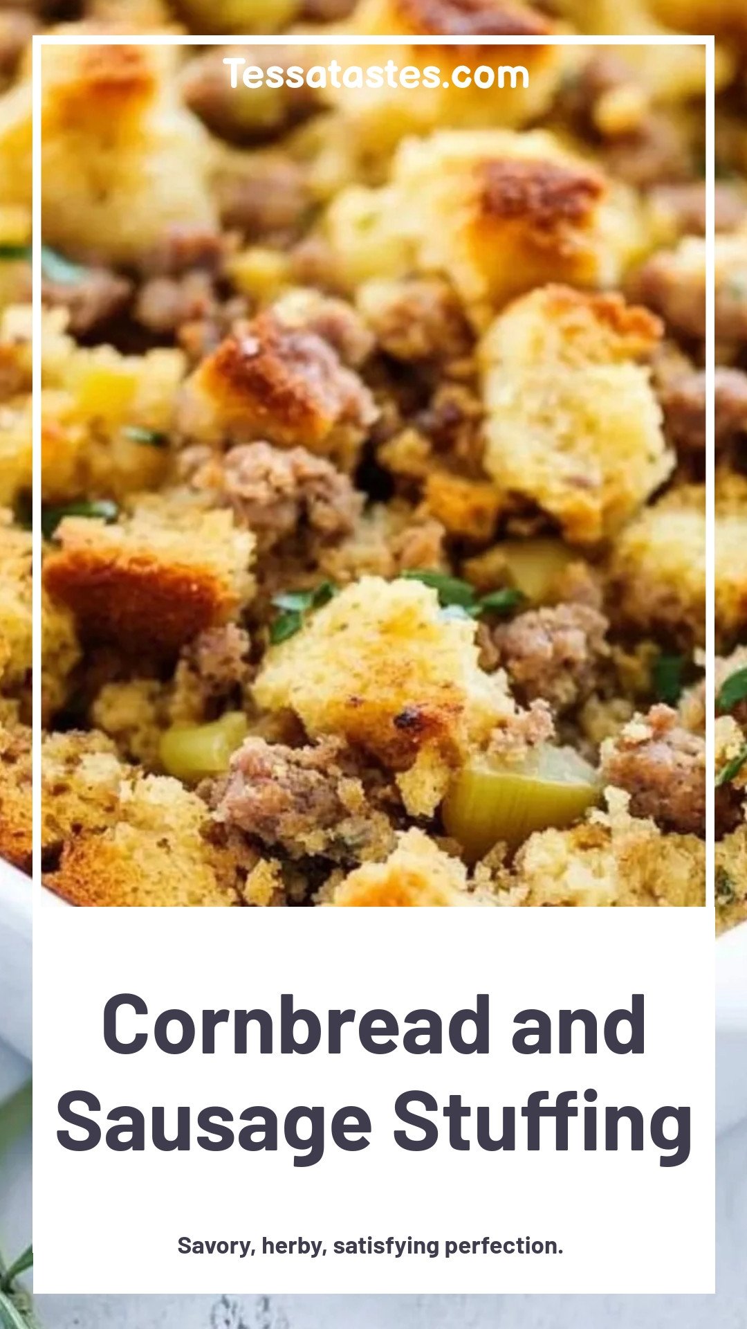 Cornbread and Sausage Stuffing