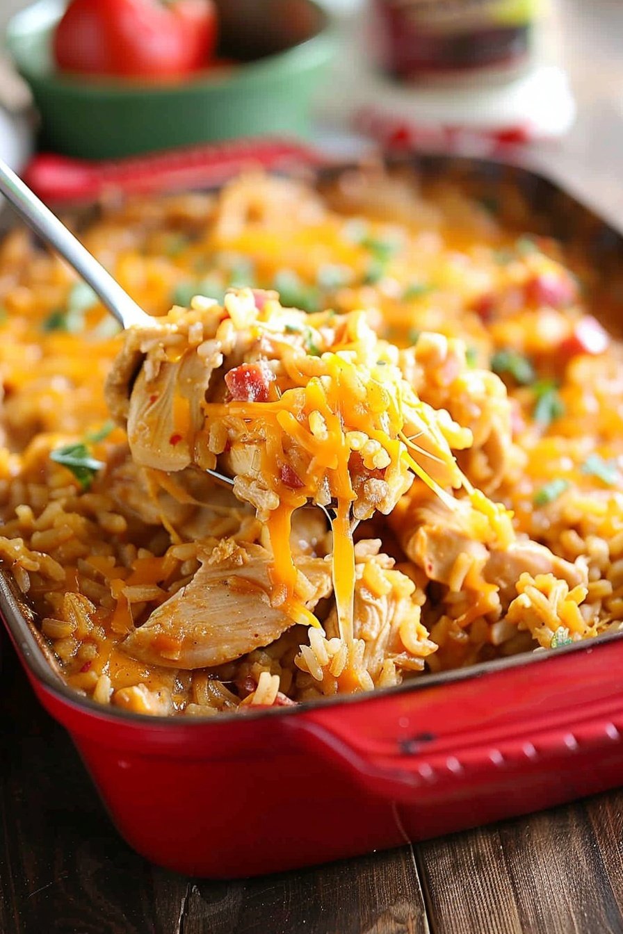 Cozy Chicken and Rice: Savory, soul-warming perfection.