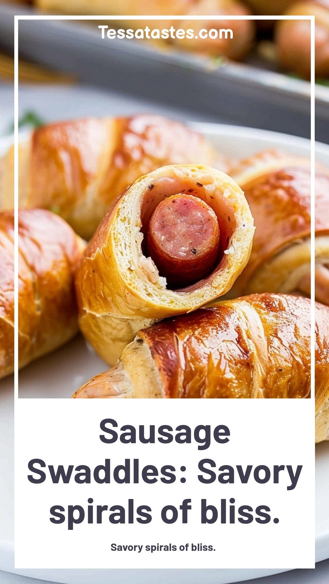 Sausage Swaddles: Savory spirals of bliss.