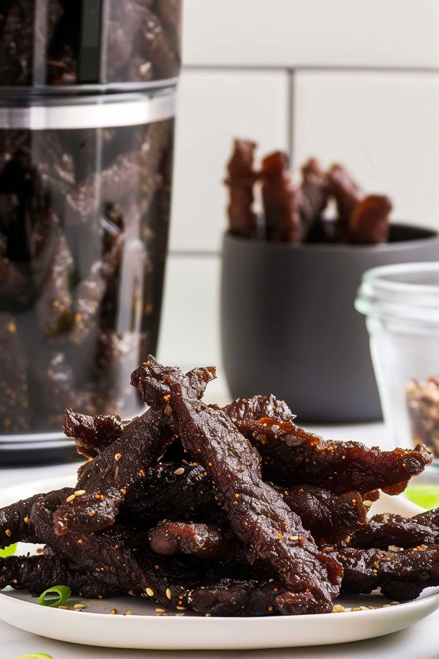 Quick Teriyaki Beef Strips: Savory-sweet glazed perfection.