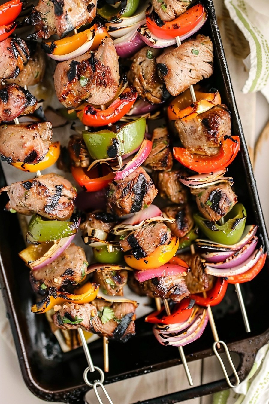 Grilled Skewer Delights: Sizzling, Savory Perfection