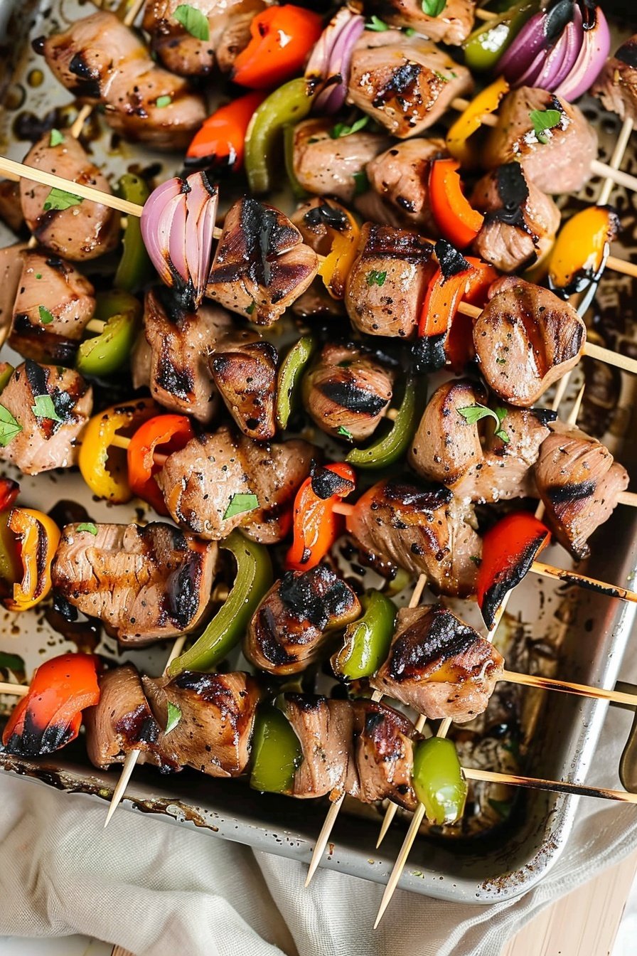 Grilled Skewer Delights: Sizzling, Savory Perfection