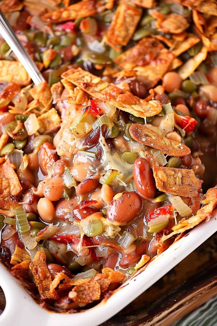 Zesty Southern Bean Bake: Smoky, Sweet & Savory