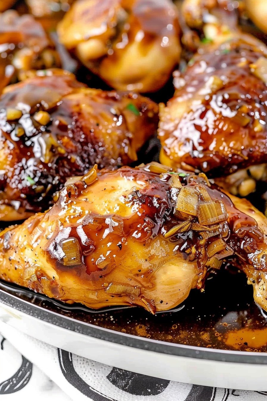 Cola Glazed Chicken: Sticky, sweet, irresistible glaze.