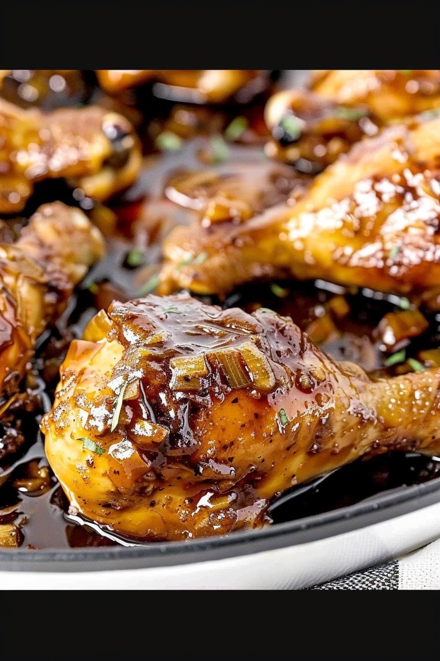 Cola Glazed Chicken: Sticky, sweet, irresistible glaze.