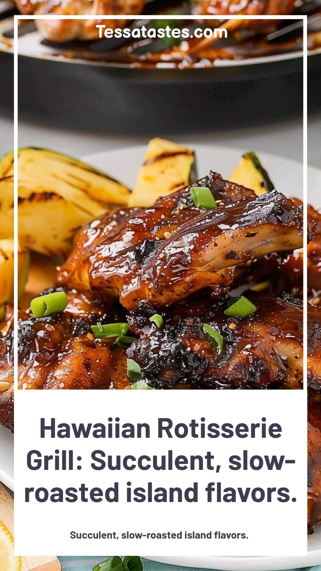 Hawaiian Rotisserie Grill: Succulent, slow-roasted island flavors.