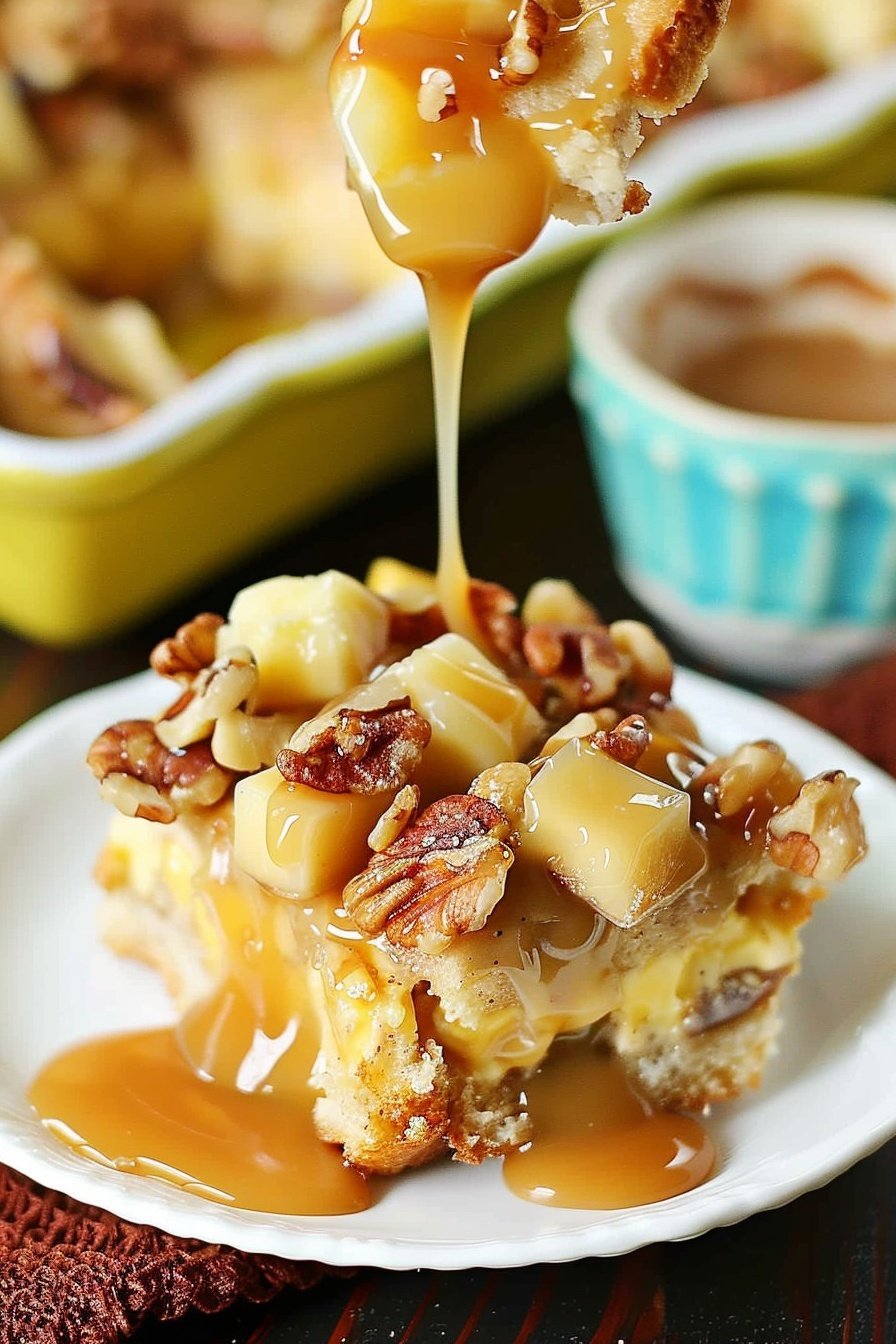 Tropical Caramel Dream Dessert: Sun-kissed caramel bliss