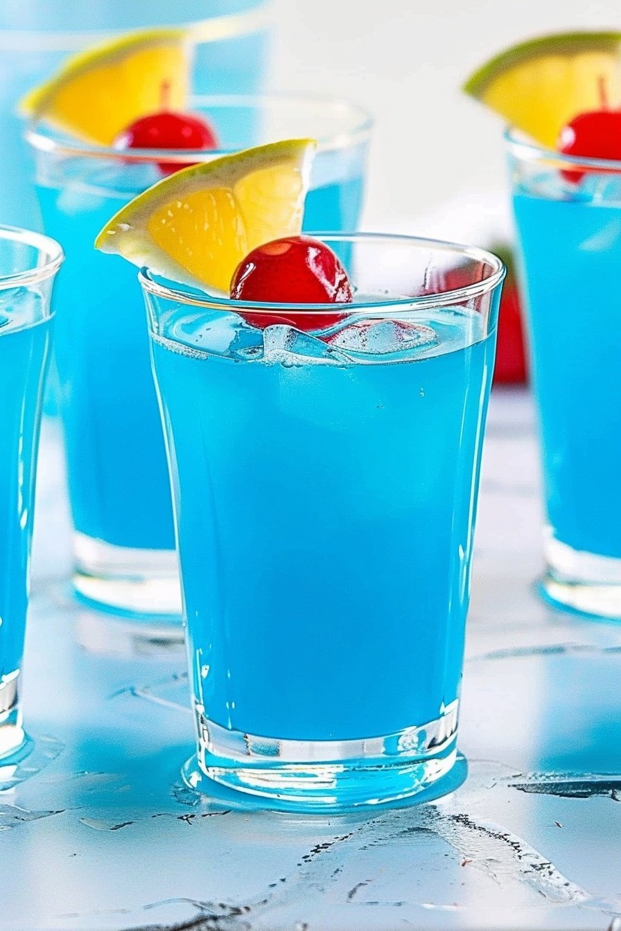 Tropical Blue Bliss: Sun-kissed coconut paradise.