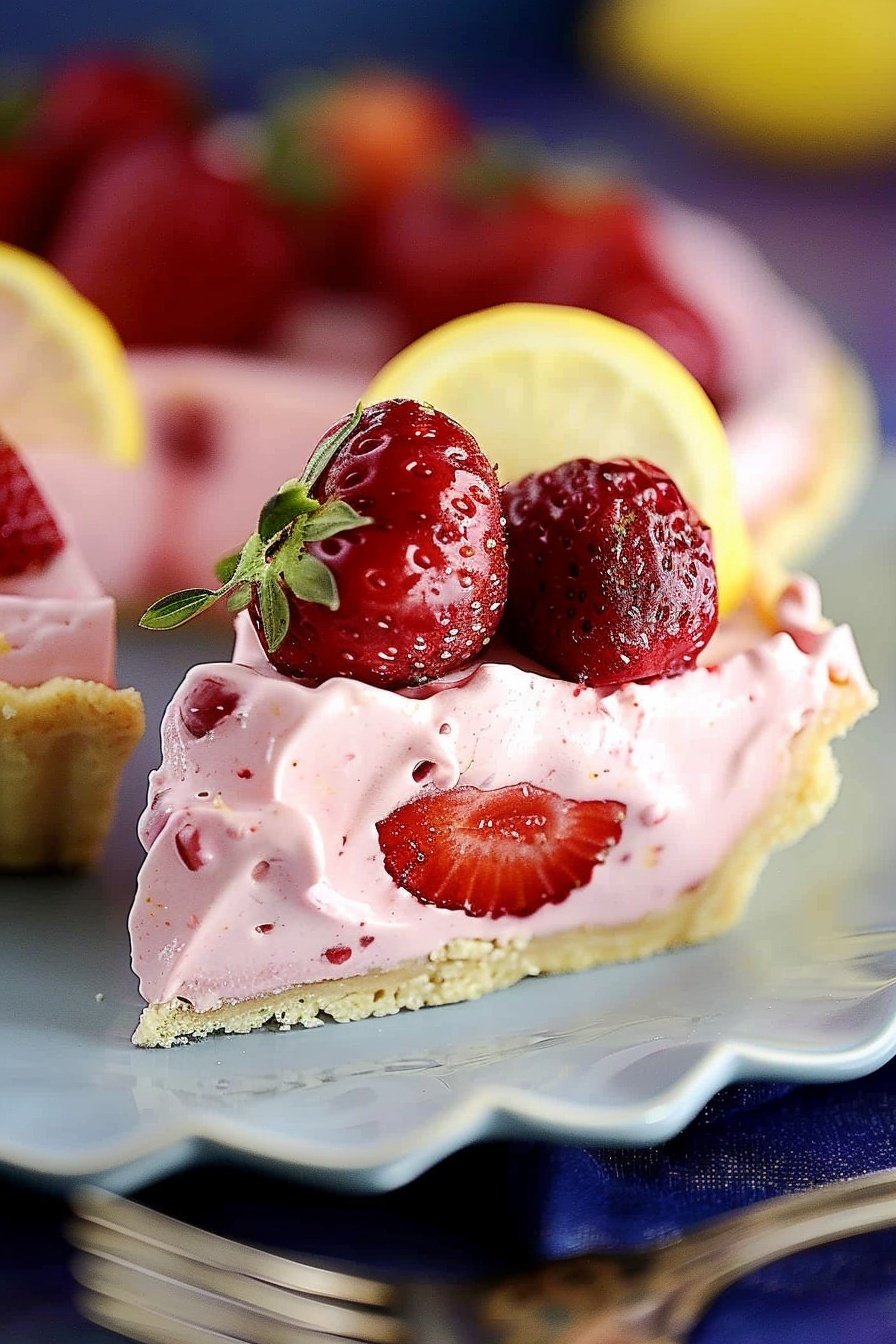 Sunshine Strawberry Lemon Tarts: Sunshine in every bite.