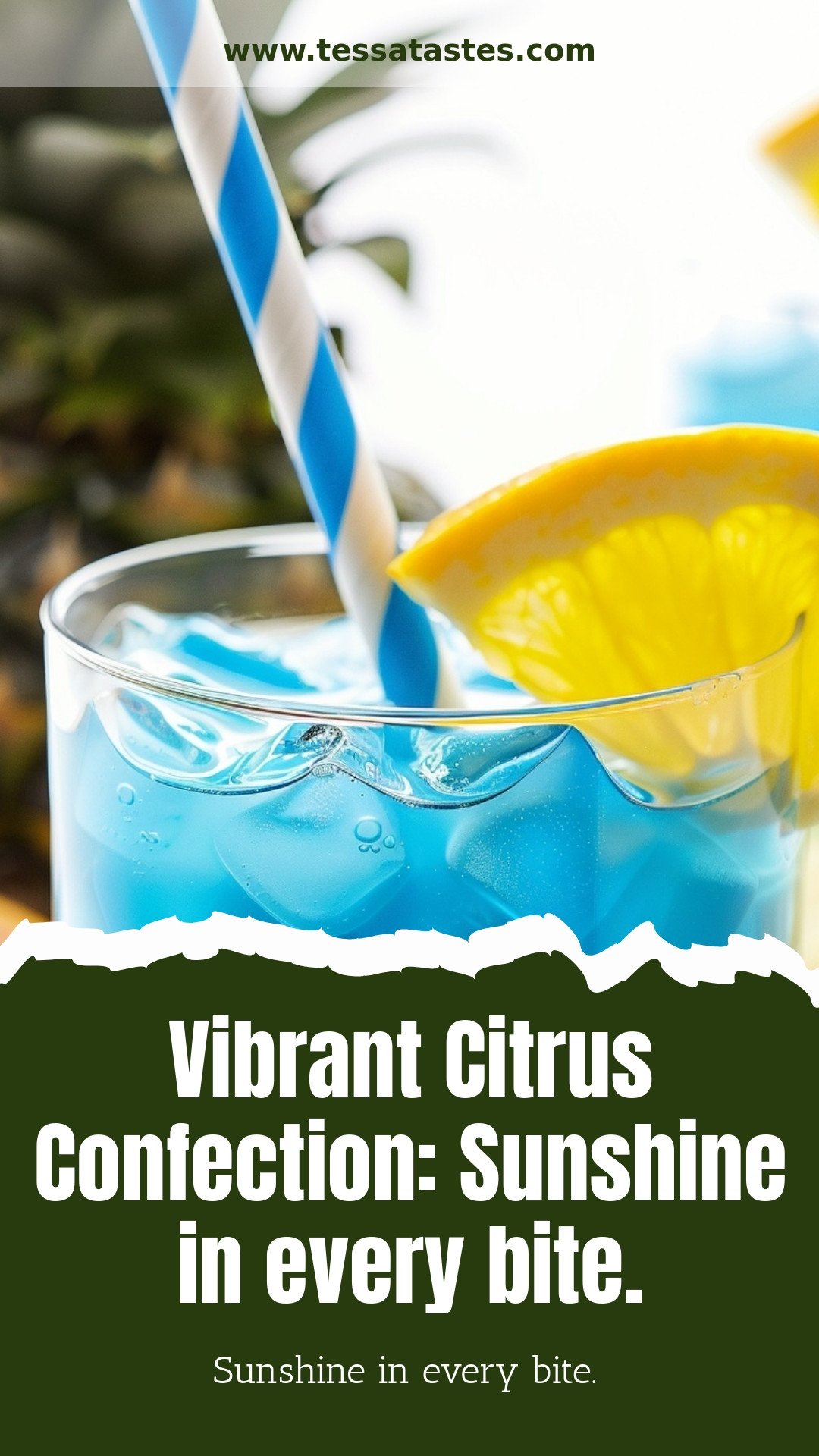 Vibrant Citrus Confection: Sunshine in every bite.