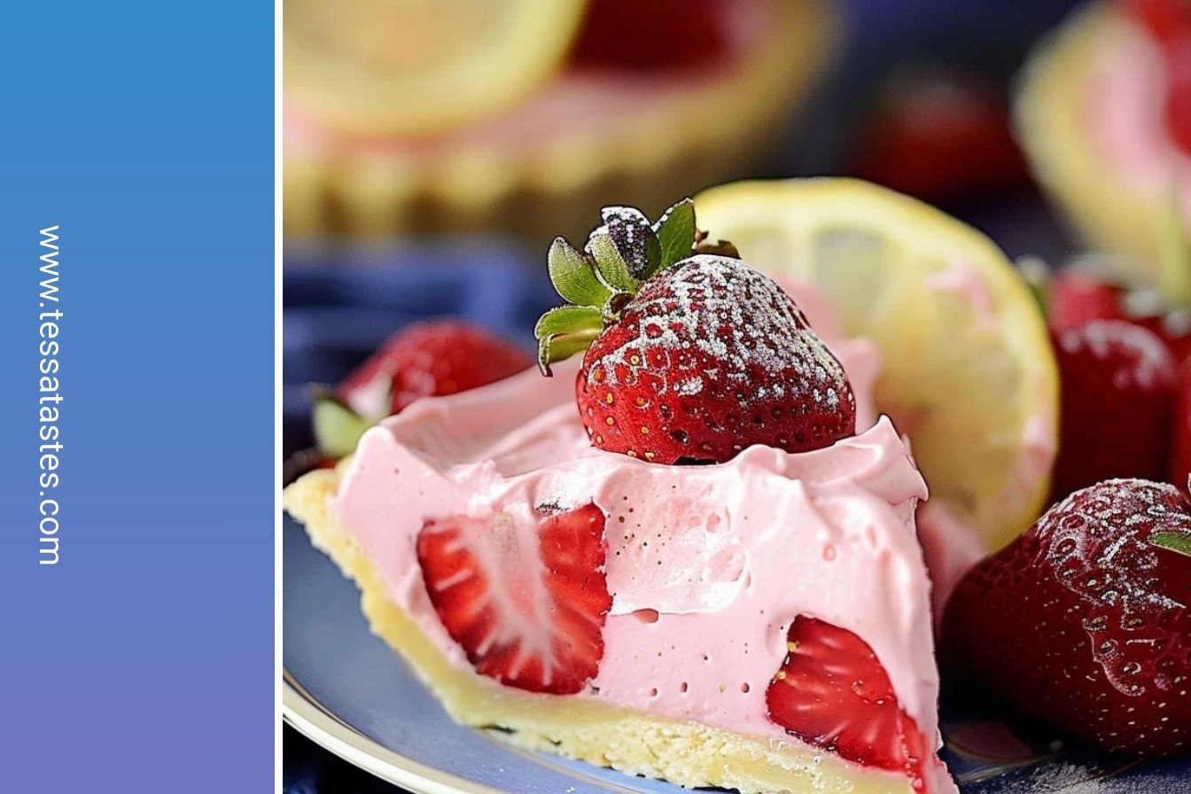 Sunshine Strawberry Lemon Tarts: Sunshine in every bite.: Sunshine in every bite.