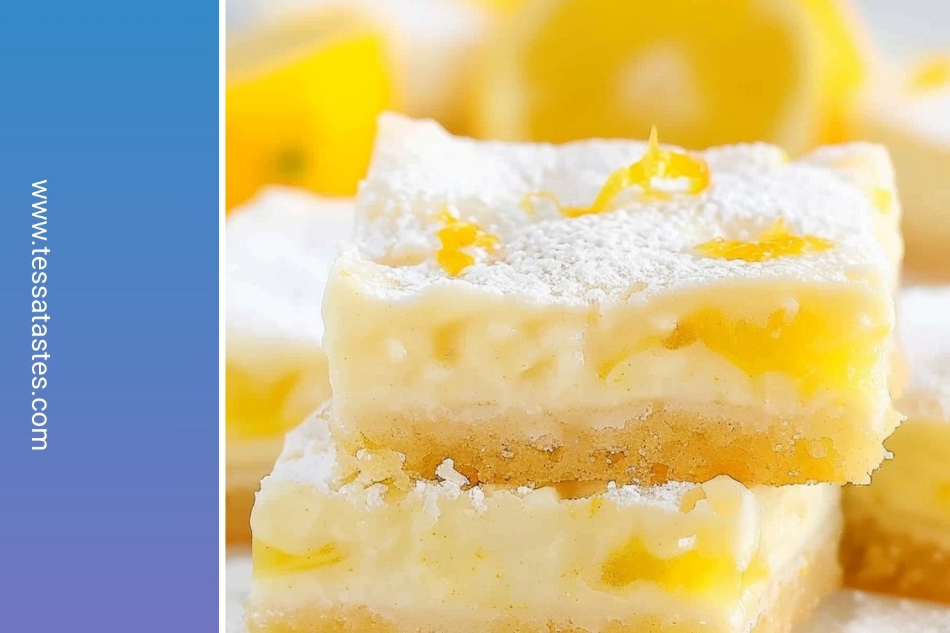 Zesty Citrus Dessert Squares: Sunshine in every bite.: Sunshine in every bite.