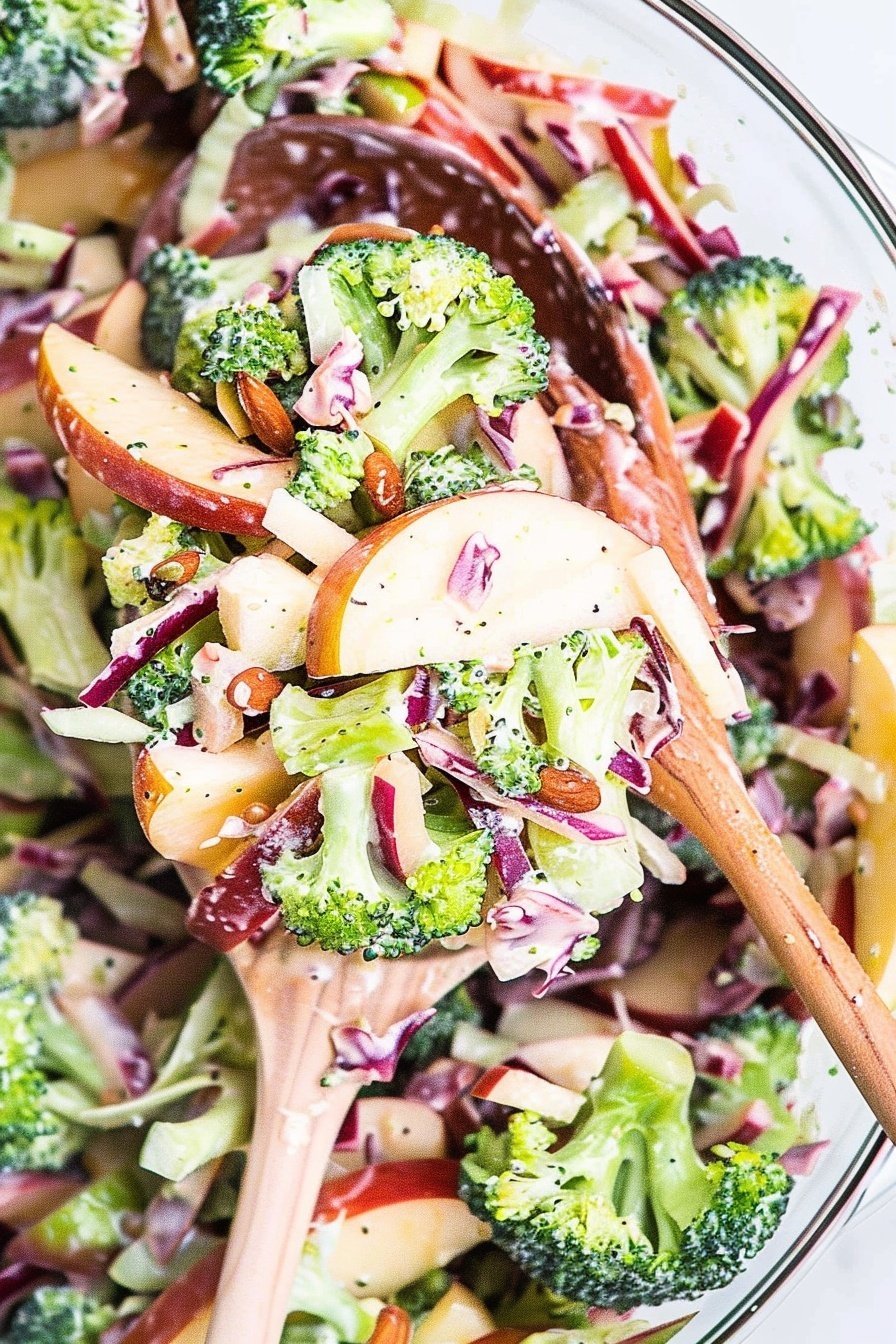 Crunchy Apple Broccoli Slaw: Sweet, crisp, and satisfying.