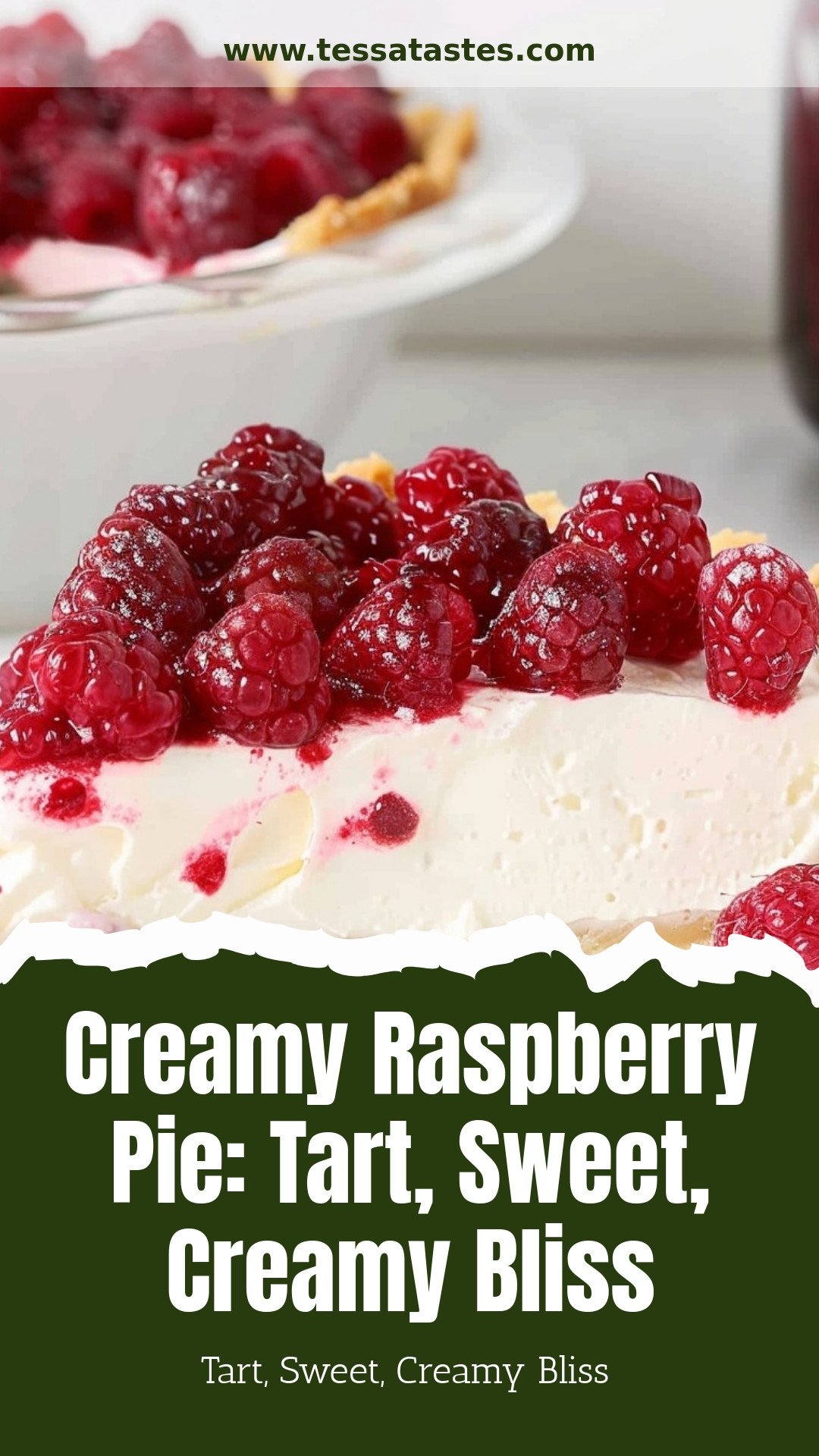 Creamy Raspberry Pie: Tart, Sweet, Creamy Bliss