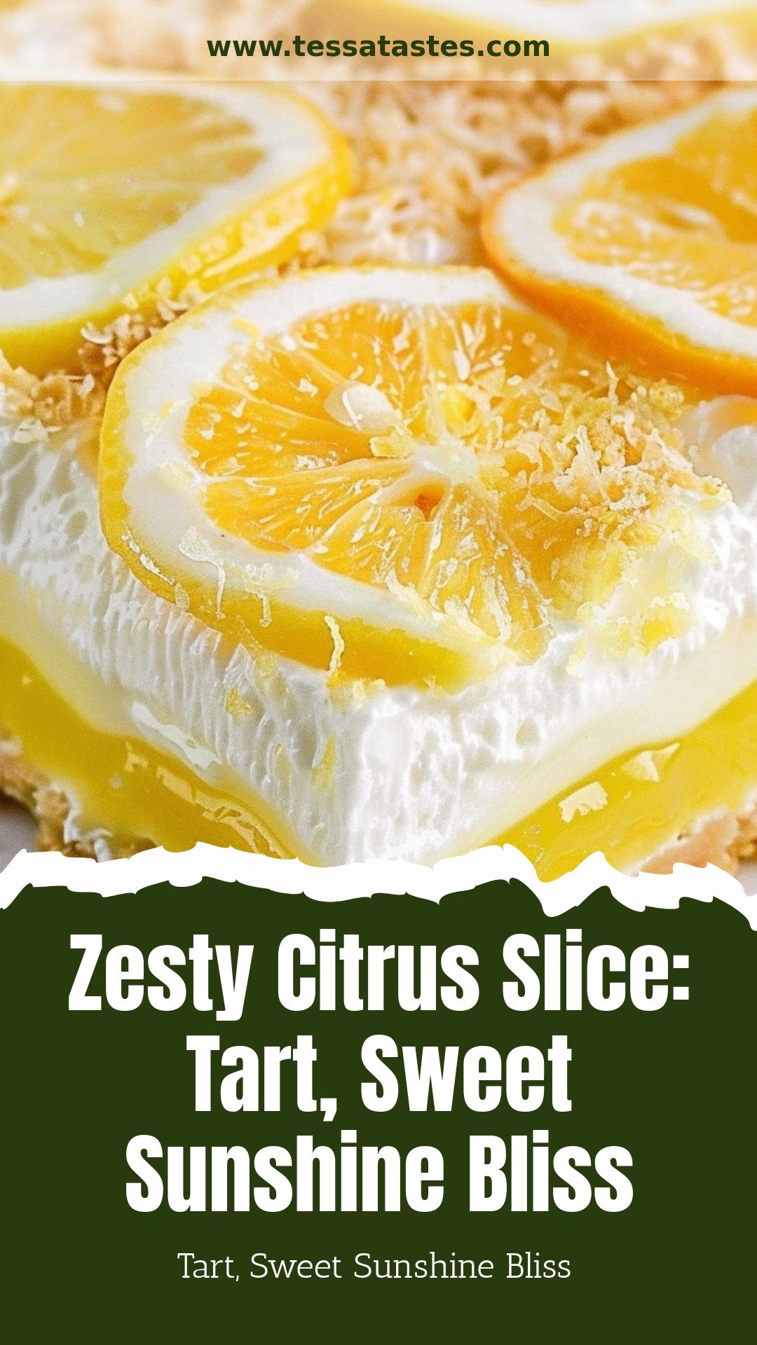 Zesty Citrus Slice: Tart, Sweet Sunshine Bliss