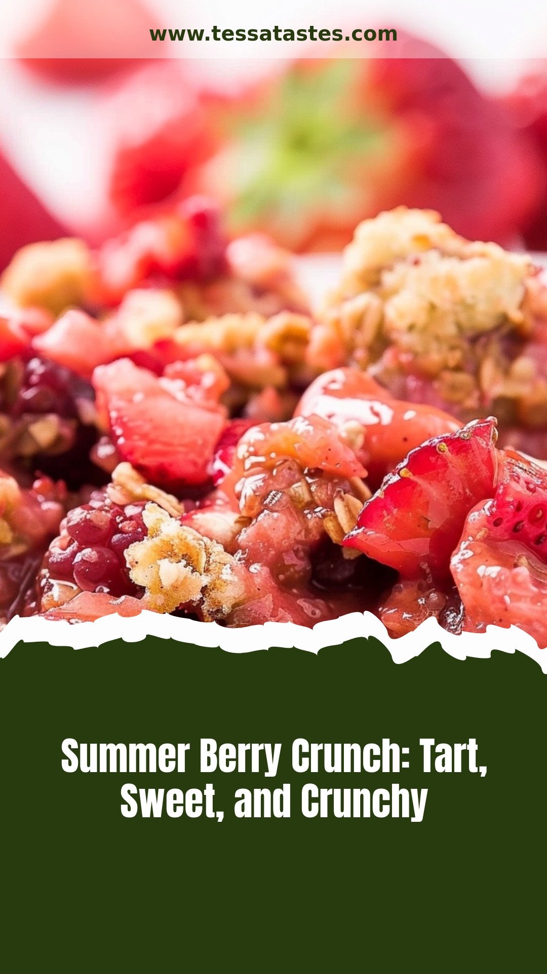 Summer Berry Crunch: Tart, Sweet, and Crunchy