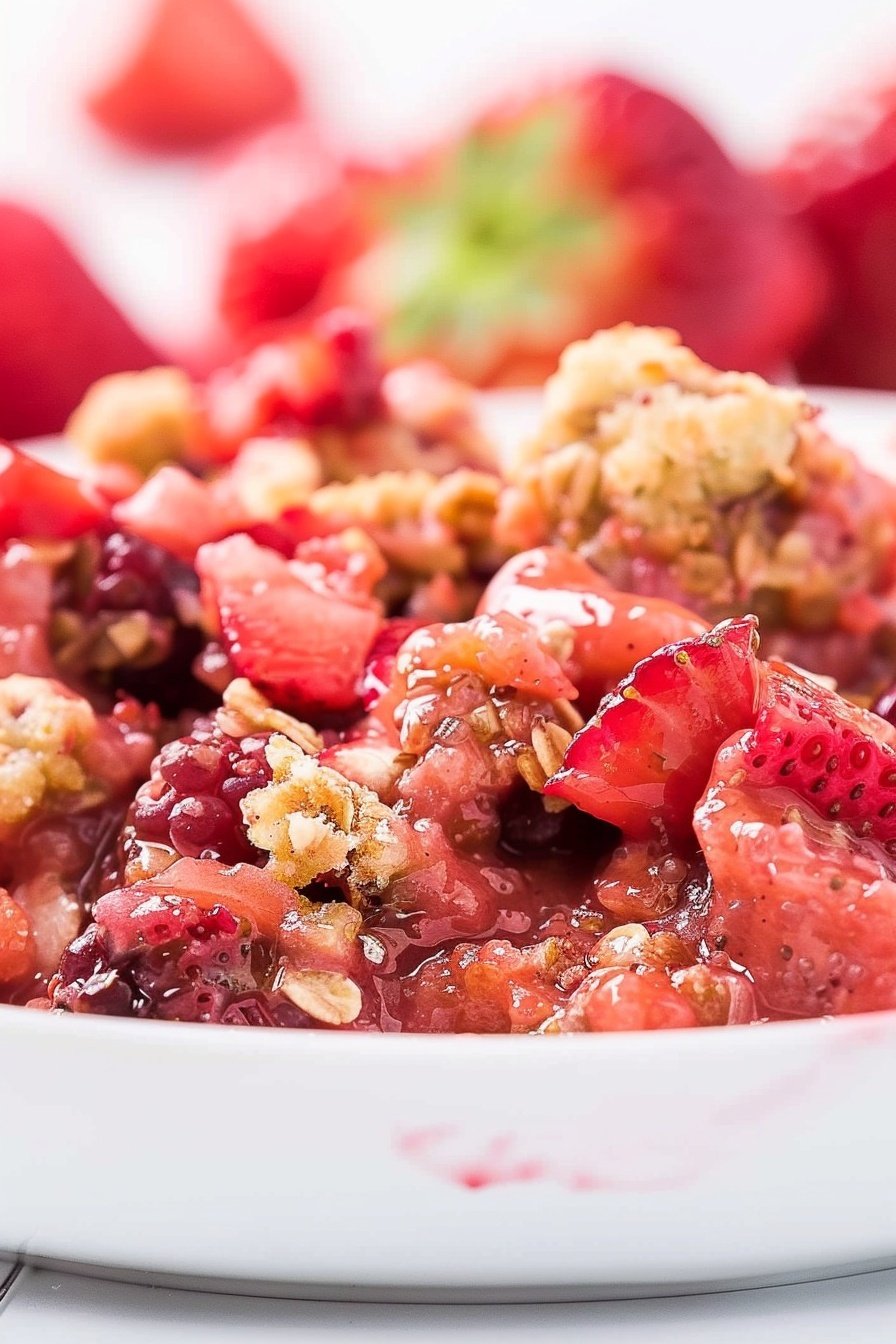 Summer Berry Crunch: Tart, Sweet, and Crunchy