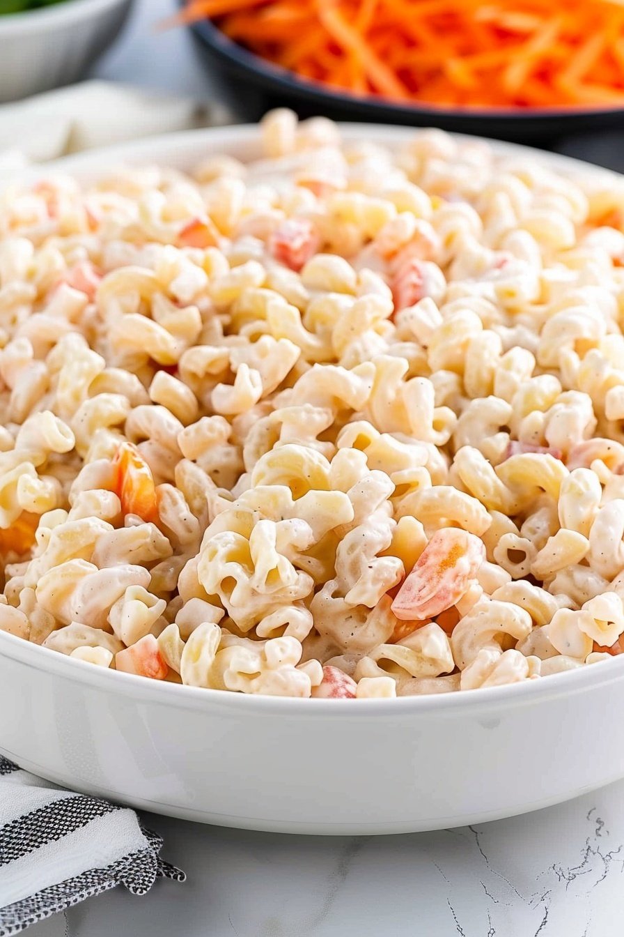 Island Style Pasta Salad: Tropical flavors dance delightfully.