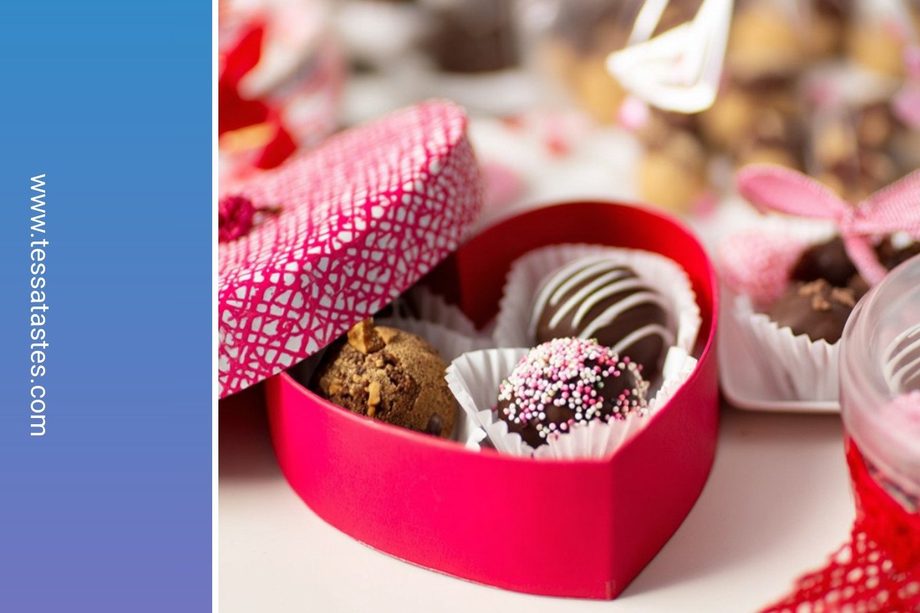 Valentine’s Truffles and A Little Love Story: Crispy golden perfection.
