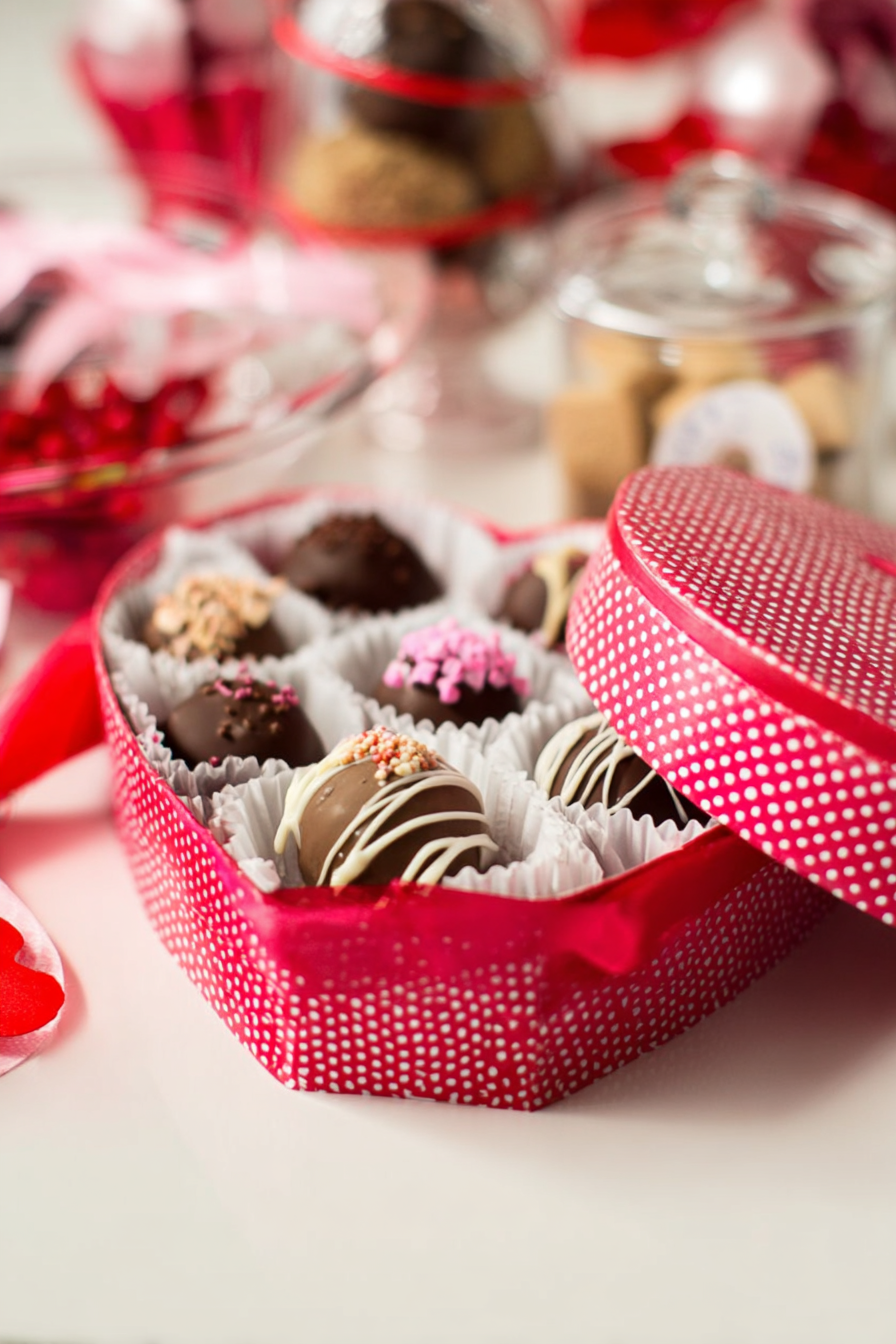 Valentine’s Truffles and A Little Love Story