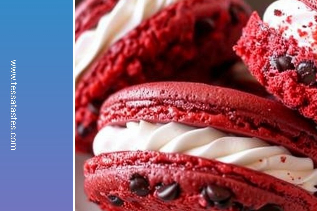 Crimson Cream Delights: Velvety berry bliss.: Velvety berry bliss.