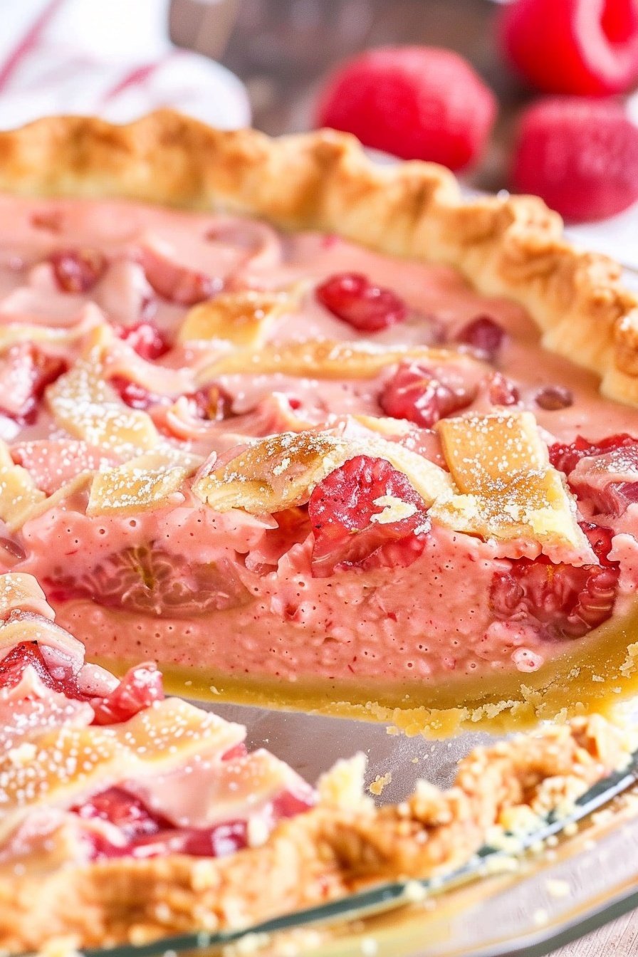 Springs Crimson Cream Pie: Velvety crimson berry bliss