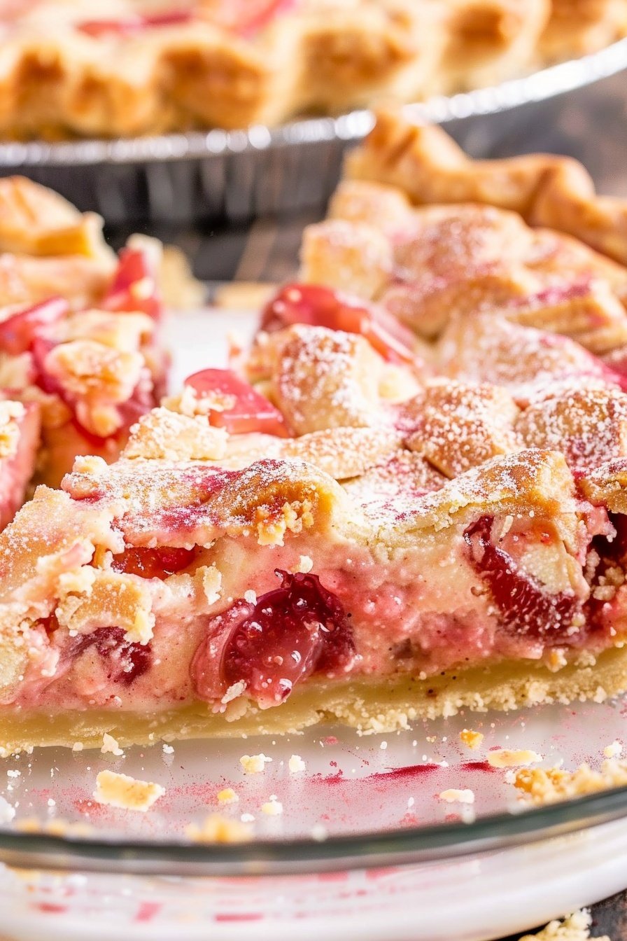 Springs Crimson Cream Pie: Velvety crimson berry bliss