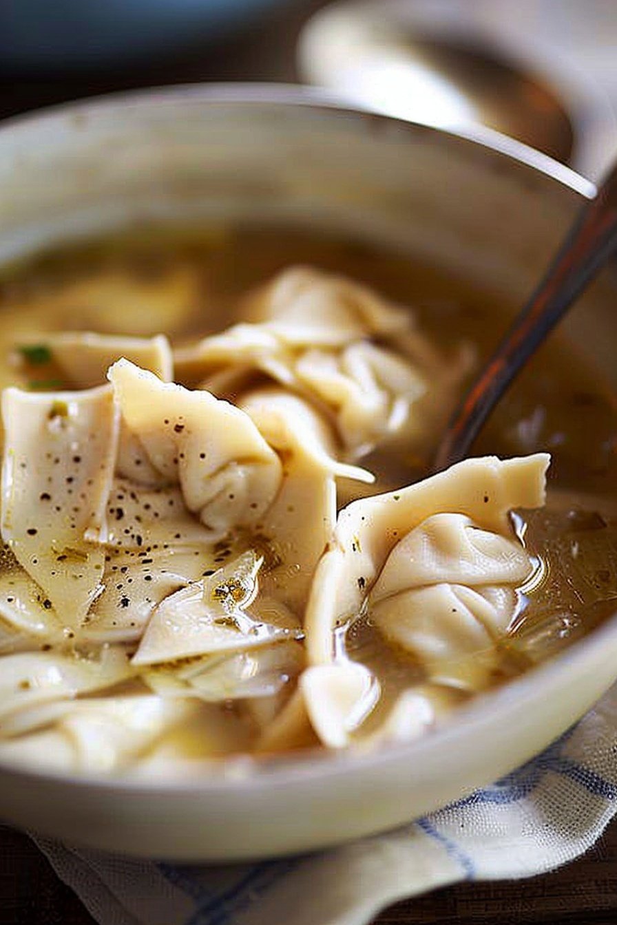 Grandma's Hearty Dumpling Stew: Warm, savory, soul-soothing perfection.