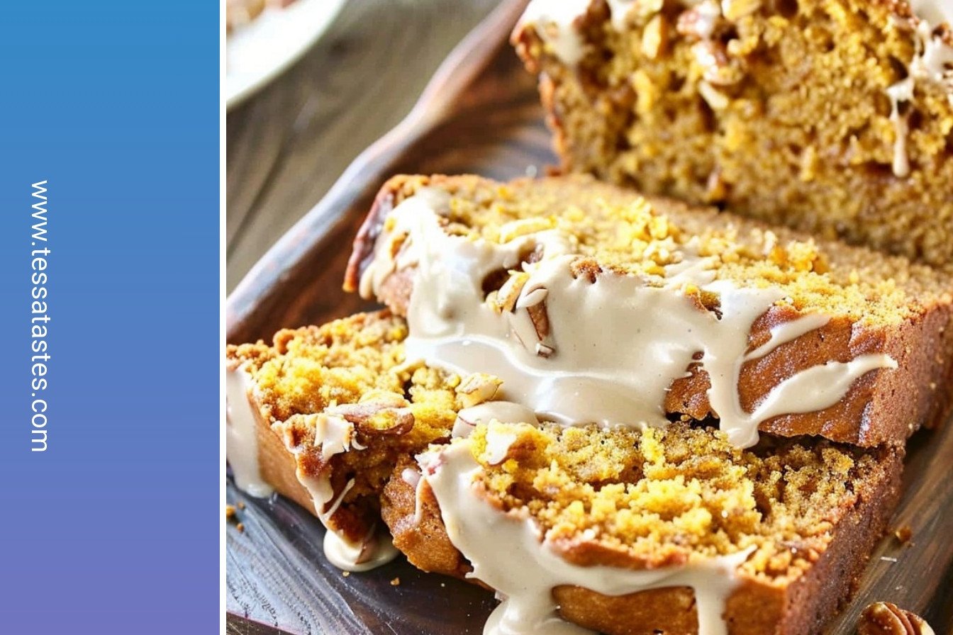 Spiced Pumpkin Nut Bread: Warm, spiced autumn bliss.: Warm, spiced autumn bliss.