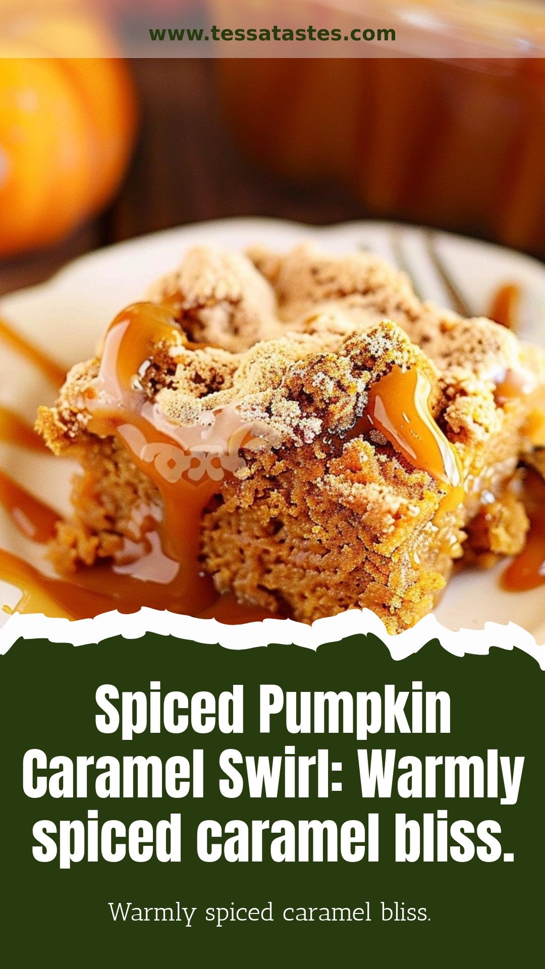Spiced Pumpkin Caramel Swirl: Warmly spiced caramel bliss.