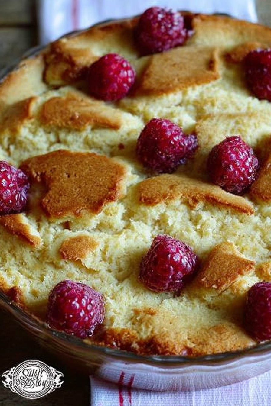 White Chocolate Raspberry Biscuit Bread Pudding – Celebrating National Biscuit Month {Giveaway!}