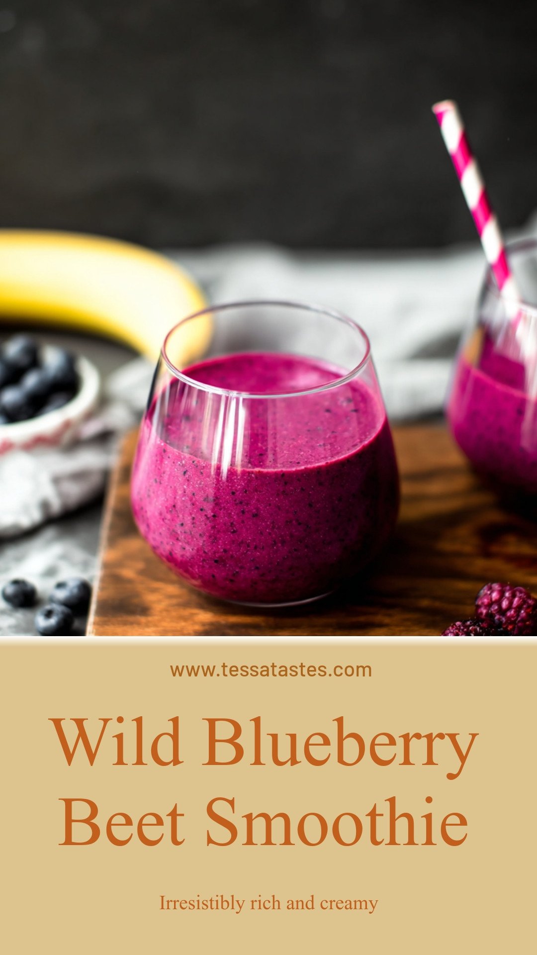 Wild Blueberry Beet Smoothie