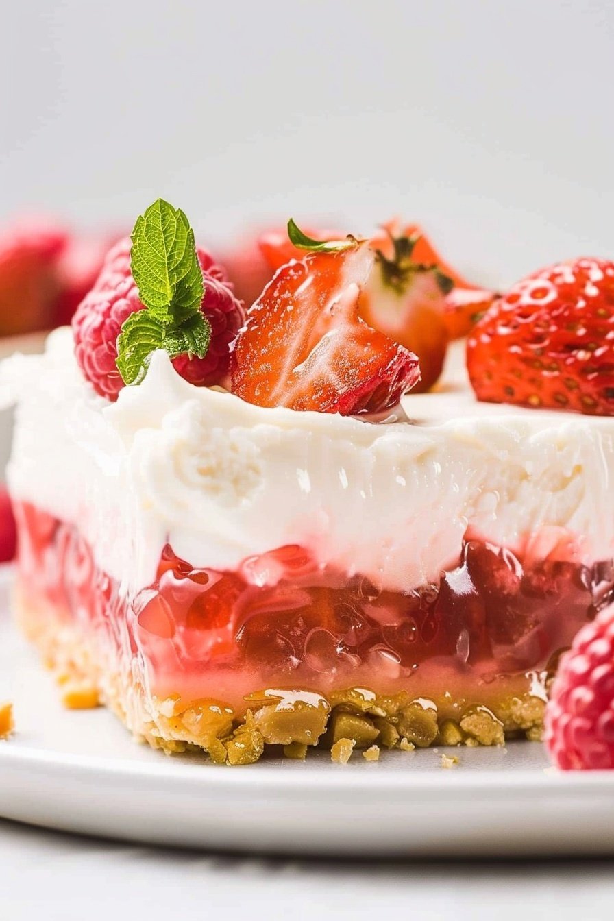 Tangy Spring Dessert Delight: Zesty Lemon Berry Bliss