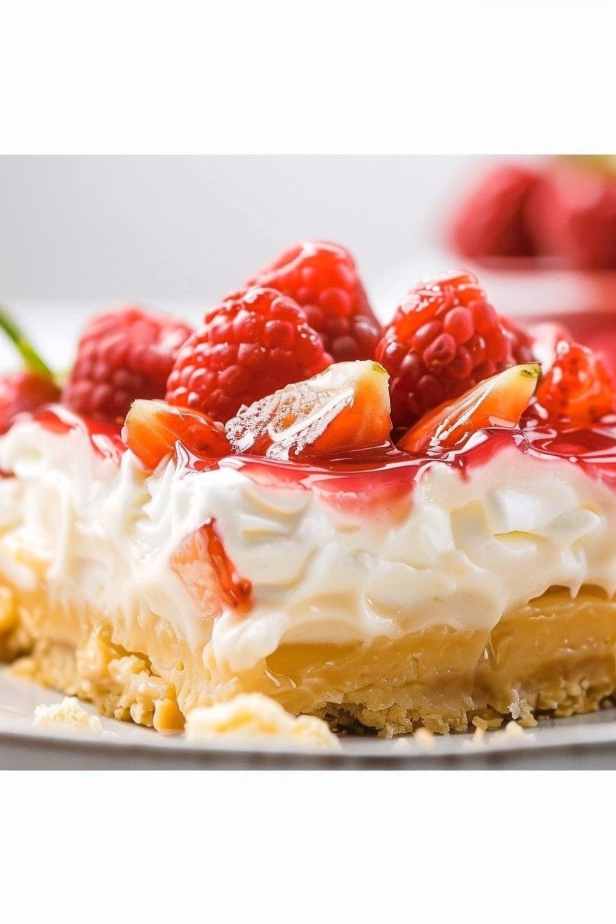 Tangy Spring Dessert Delight: Zesty Lemon Berry Bliss