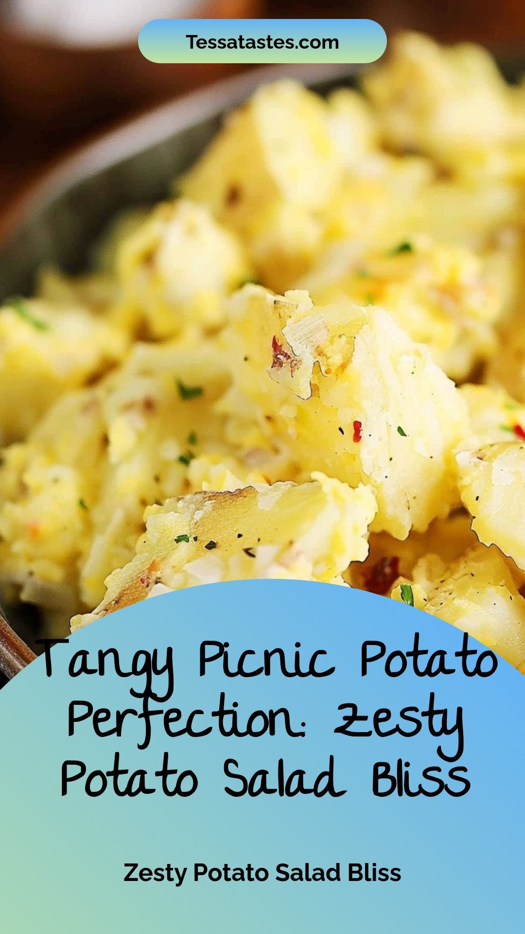 Tangy Picnic Potato Perfection: Zesty Potato Salad Bliss