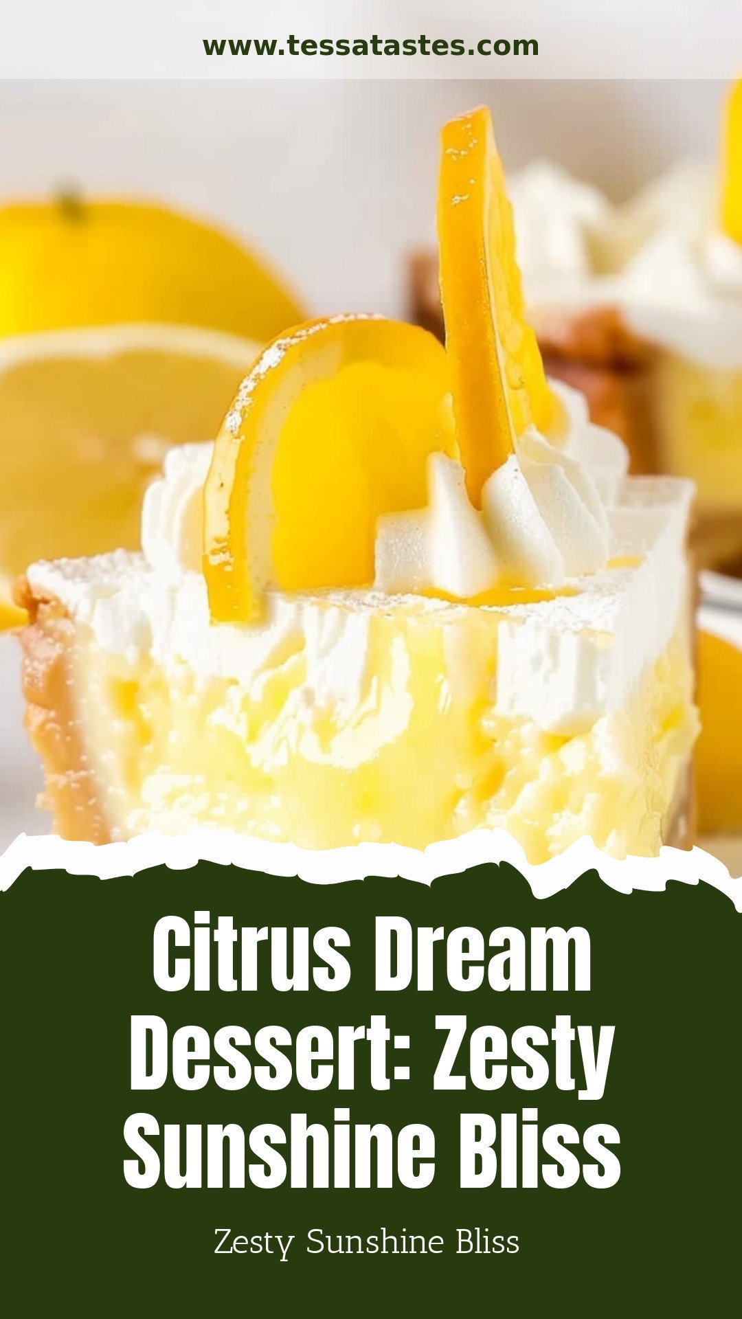 Citrus Dream Dessert: Zesty Sunshine Bliss