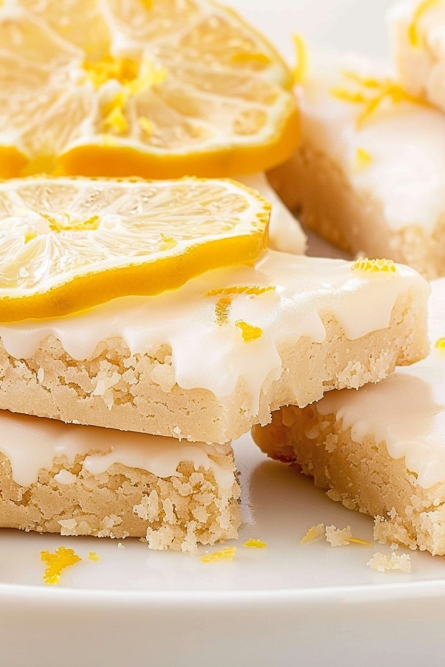 Sunshine Citrus Shortbread: Zesty, buttery bliss.