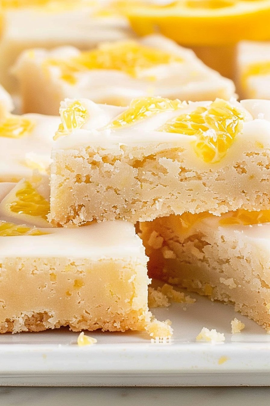 Sunshine Citrus Shortbread: Zesty, buttery bliss.