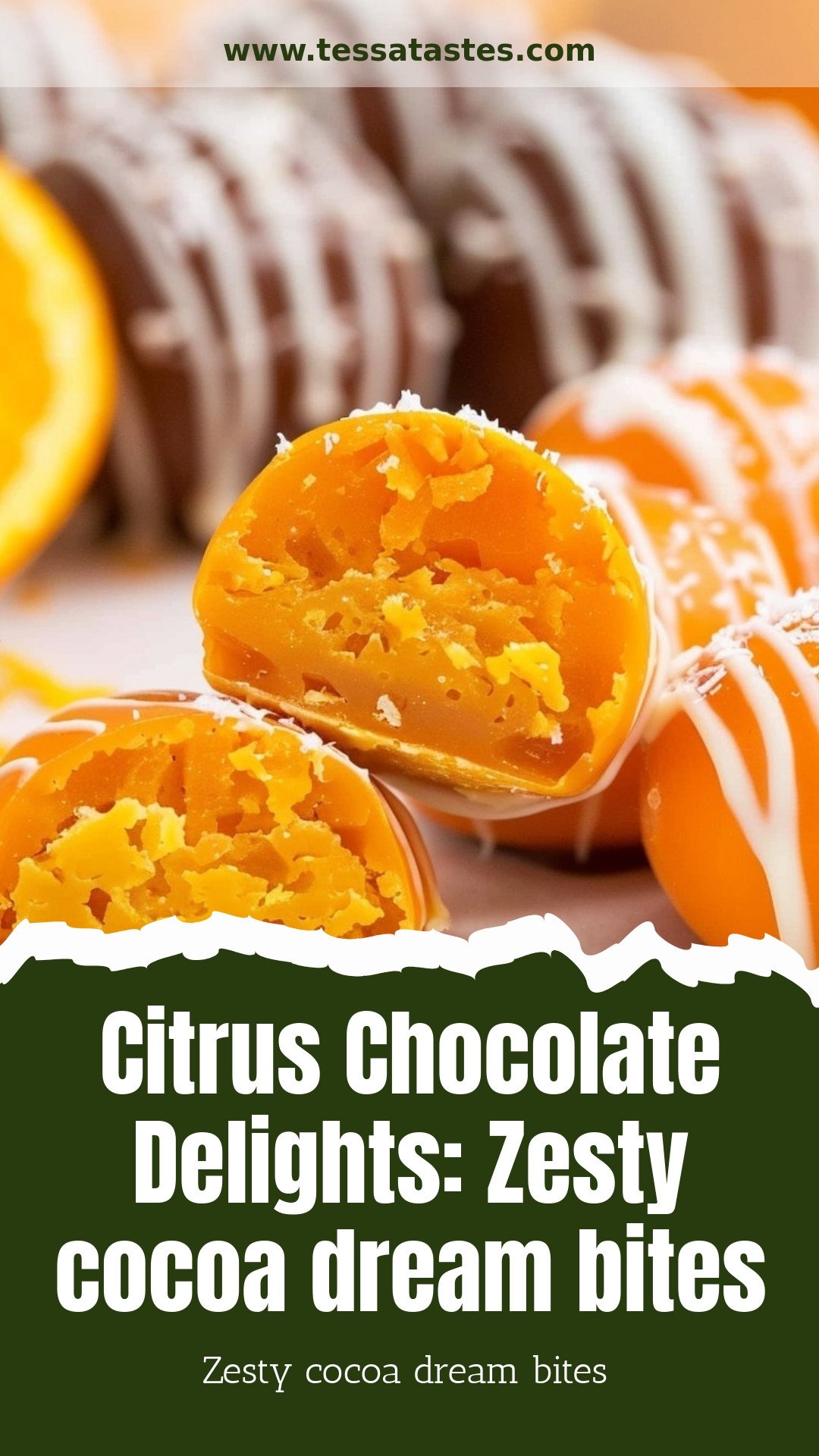 Citrus Chocolate Delights: Zesty cocoa dream bites