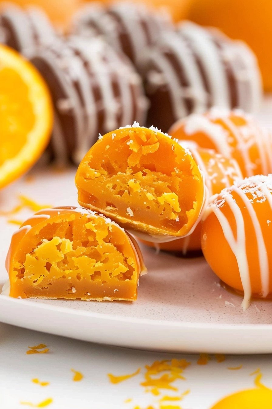 Citrus Chocolate Delights: Zesty cocoa dream bites